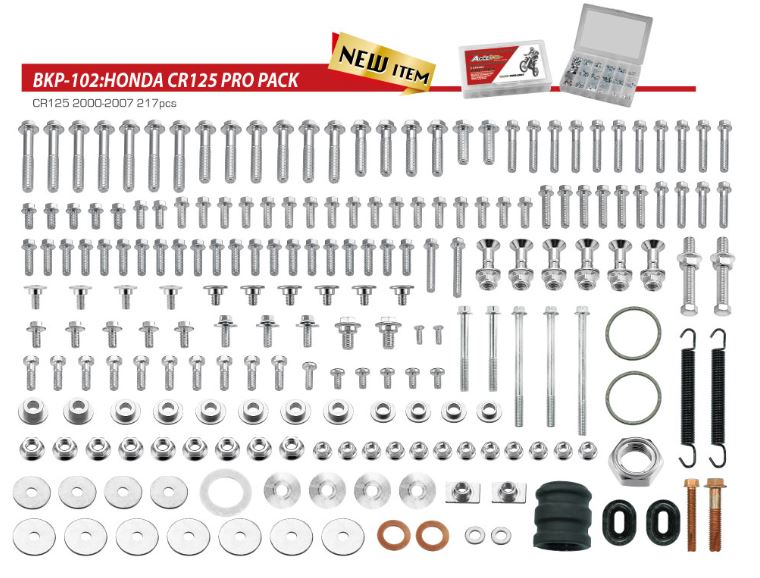 Accel Hardware & Fasteners — Honda CR125