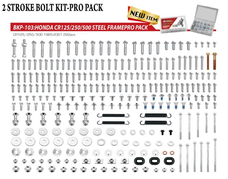 Accel Hardware & Fasteners — Honda CR125, Honda CR250, Honda CR500