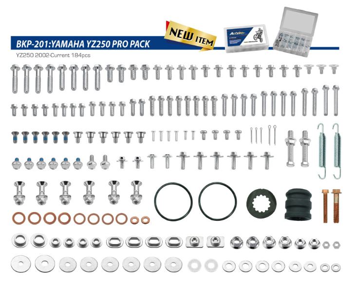 Accel Hardware & Fasteners — Yamaha YZ250