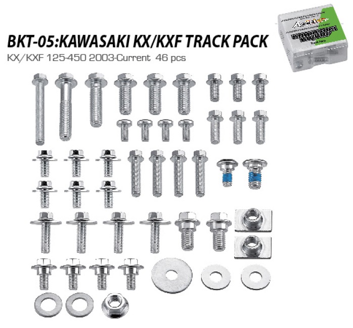 Accel Hardware & Fasteners — Kawasaki KX125, Kawasaki KX250, Kawasaki KXF250 +2 more