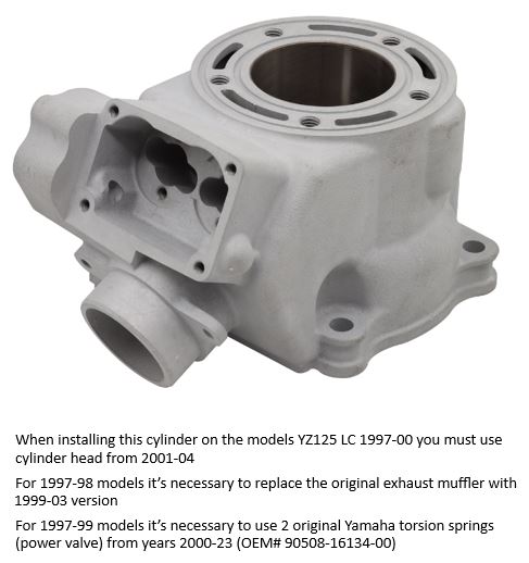 Namura Cylinders & Sleeves — Yamaha YZ125