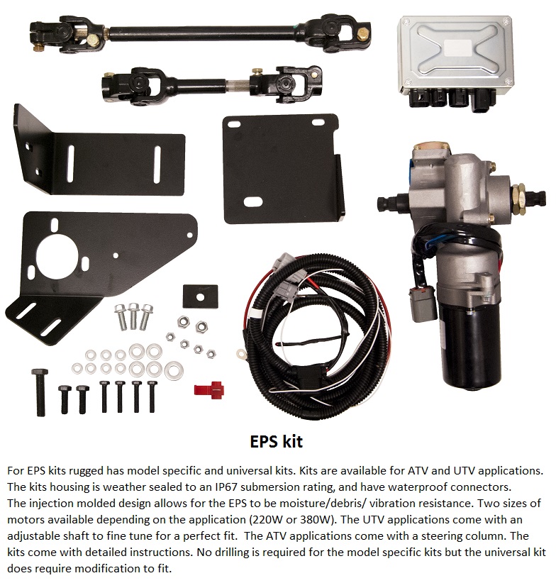 PD International Steering & Linkage — Bombardier BB220, Can-Am 220