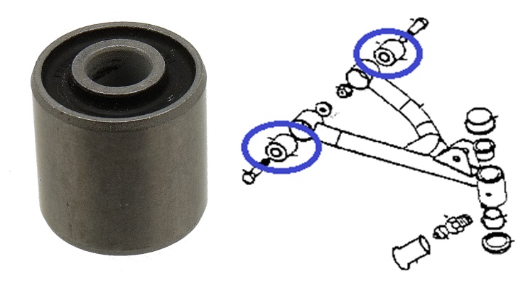Bronco Suspension Bearings — Polaris P50, Polaris P90
