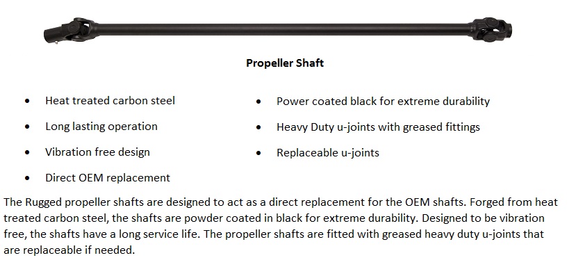 PD International Axles & Driveline — Polaris P900