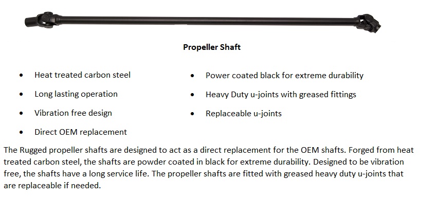 PD International Axles & Driveline — Polaris Ranger