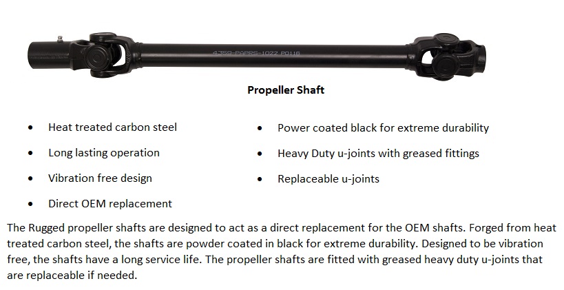 PD International Axles & Driveline — Polaris P900