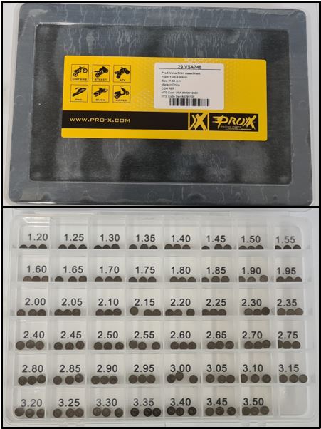ProX Valvetrain — Universal Valve shims
