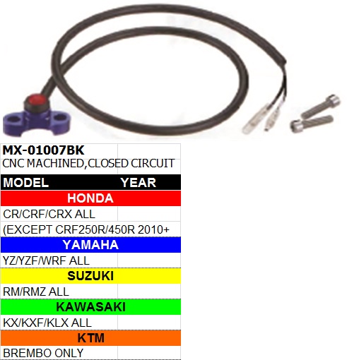 Psychic Electrical Components — Honda CR125, Honda CR250, Honda CR500 +38 more