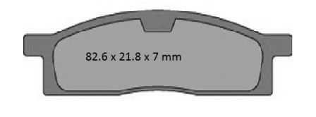 ProX Brake Pads — Yamaha TTR125, Yamaha YZ65, Yamaha YZ80 +1 more