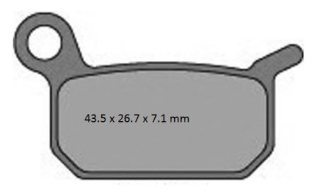 ProX Brake Pads — GasGas MC50, GasGas MCE5, Husqvarna EE5 +4 more