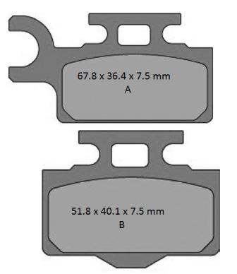 ProX Brake Pads — Kawasaki KX65, Suzuki RM65