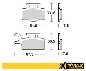 ProX Brake Pads — Kawasaki KX65, Suzuki RM65