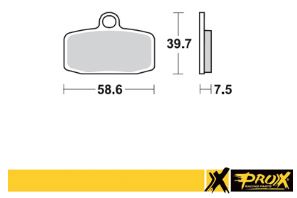 ProX Brake Pads — Husqvarna TC85, KTM FREERIDE 250, KTM FREERIDE 350 +2 more