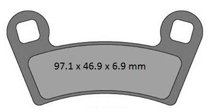 ProX Brake Pads — Polaris P450, Polaris P525