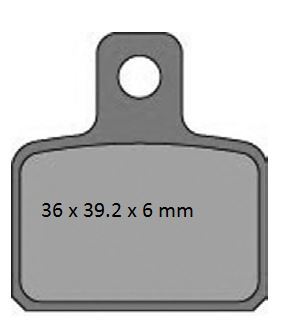ProX Brake Pads — Sherco Sherco125, Sherco Sherco250, Sherco Sherco290 +1 more