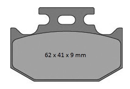 ProX Brake Pads — Kawasaki KDX125, Kawasaki KDX200, Kawasaki KDX220 +16 more