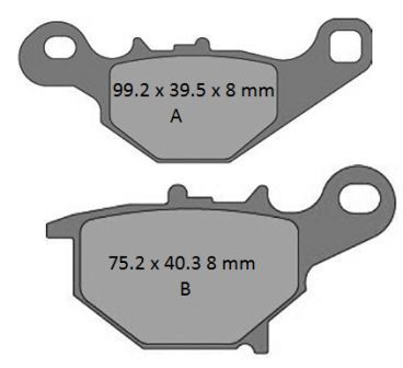 ProX Brake Pads — Suzuki RM85