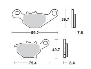 ProX Brake Pads — Suzuki RM85