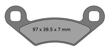 ProX Brake Pads — Polaris P250, Polaris P300, Polaris P330 +5 more