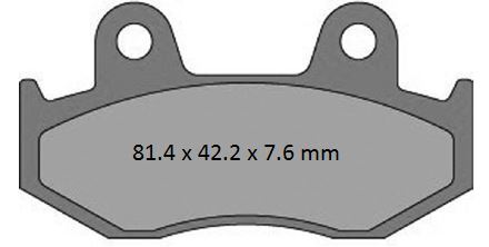 ProX Brake Pads — Honda ATC250, Honda CR125, Honda TRX250 +2 more