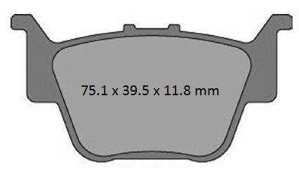 ProX Brake Pads — Honda TRX450, Honda TRX650, Honda TRX680