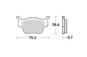 ProX Brake Pads — Honda TRX450, Honda TRX650, Honda TRX680