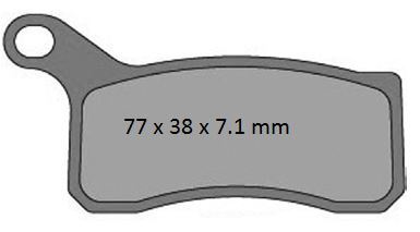 ProX Brake Pads — KTM EXC505, KTM EXC525, KTM KTM450