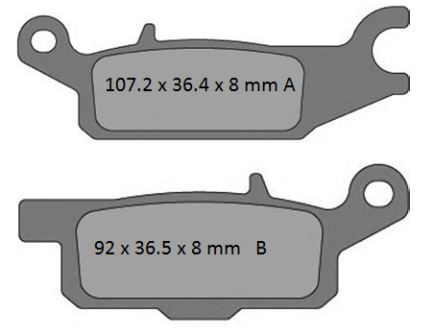 ProX Brake Pads — Yamaha YFM250, Yamaha YFM550, Yamaha YFM700