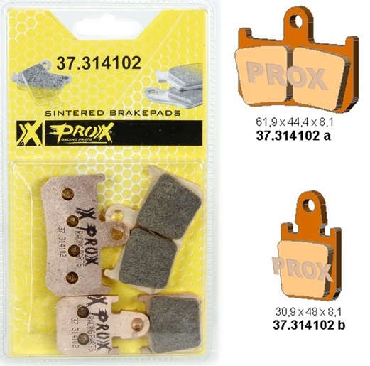 ProX Brake Pads — Yamaha MT01, Yamaha XV1700, Yamaha YZF1000