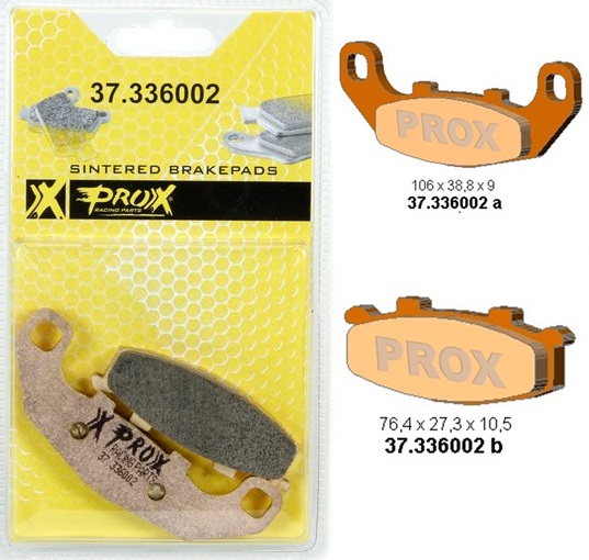 ProX Brake Pads — Kawasaki EX250, Kawasaki GPX250, Kawasaki GPX400 +8 more