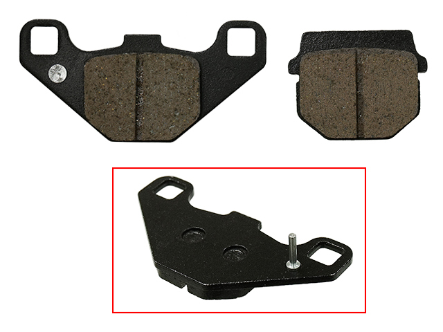 Psychic/Bronco Brake Pads — Kawasaki KX100, Kawasaki KX125, Kawasaki KX250 +4 more
