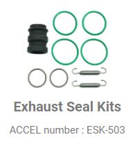 Accel Exhaust & Silencers — Husqvarna TC125, Husqvarna TE125, Husqvarna TE150 +6 more