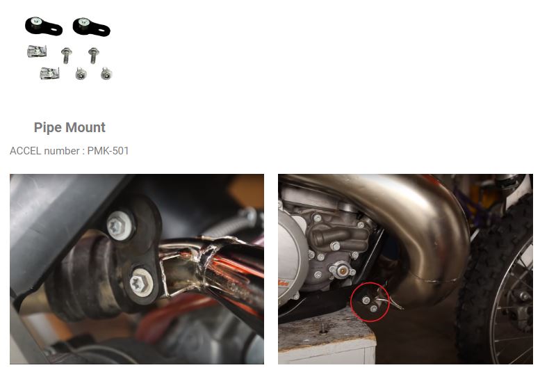 Accel Exhaust & Silencers — GasGas MC50, GasGas MC65, GasGas MC85 +26 more