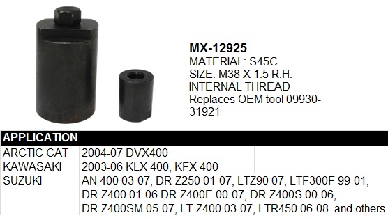 Psychic Workshop Tools — Universal Universal, Arctic Cat AC400, Kawasaki KFX400 +8 more
